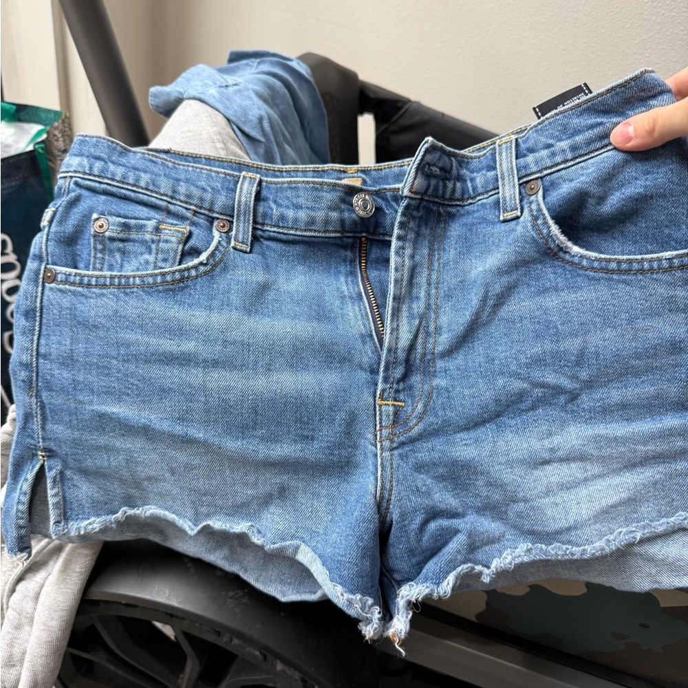 7 For All Mankind Blue Jean Shorts Classic Style